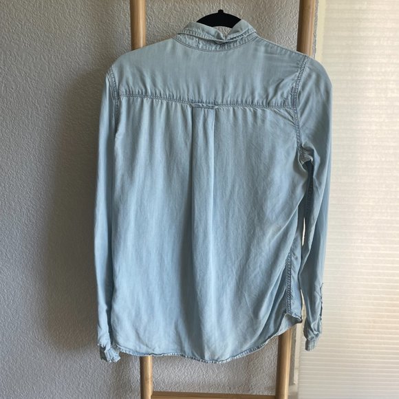 Paige Denim Light Blue button down shirt - Size: S - Picture 3 of 5